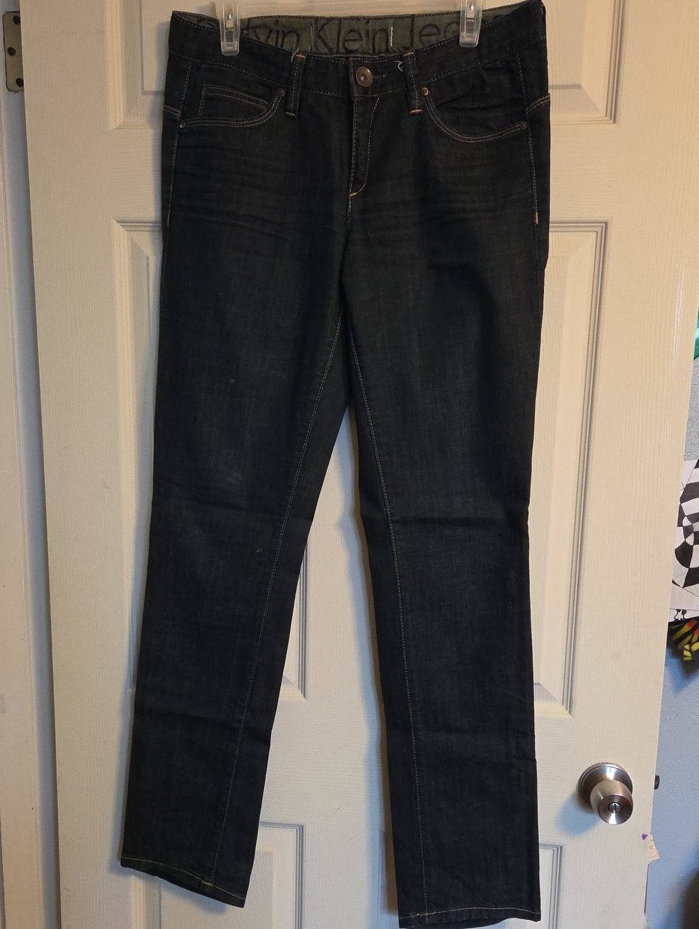 Calvin Klein Dark Denim Body Skinny Jeans Size 30